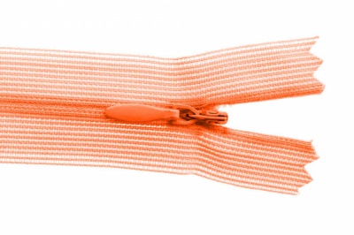 Молния потайная Т3 849, 20 см, капрон, цвет оранжевый - купить в Чебоксарах. Цена: 5.12 руб.