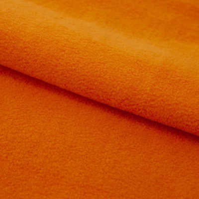 Флис DTY 16-1358, 250 г/м2, шир. 150 см, цвет оранжевый - купить в Чебоксарах. Цена 640.46 руб.