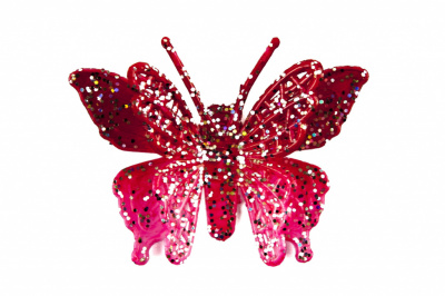 Бабочка декоративная пластиковая #10 - купить в Чебоксарах. Цена: 7.09 руб.