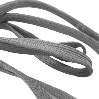 Шнурки т.5 80 см серый - купить в Чебоксарах. Цена: 16.76 руб.