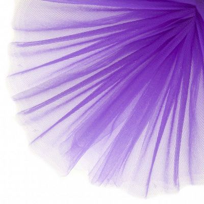 Фатин матовый 16-85, 12 гр/м2, шир.300см, цвет фиолетовый - купить в Чебоксарах. Цена 96.31 руб.