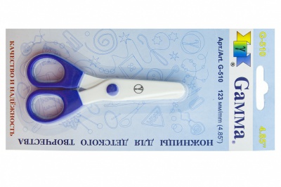 Ножницы G-510 детские 123 мм - купить в Чебоксарах. Цена: 137.45 руб.