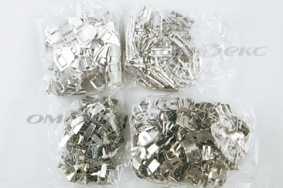 Крючки брючные 4 шипа "Стром" 144 шт. никель - купить в Чебоксарах. Цена: 383.97 руб.