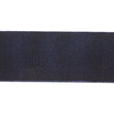 Лента бархатная нейлон, шир.25 мм, (упак. 45,7м), цв.180-т.синий - купить в Чебоксарах. Цена: 800.84 руб.