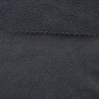 Флис DTY, 130 г/м2, шир. 150 см, цвет чёрный - купить в Чебоксарах. Цена 694.22 руб.