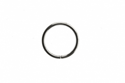 Кольцо металлическое d-15 мм, цв.-никель - купить в Чебоксарах. Цена: 2.45 руб.