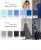 Креп стрейч Амузен 14-4122, 85 гр/м2, шир.150см, цвет голубой - купить в Чебоксарах. Цена 149.89 руб.