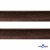 Кант атласный 074, шир. 12 мм (в упак. 65,8 м), цвет коричневый - купить в Чебоксарах. Цена: 237.16 руб.