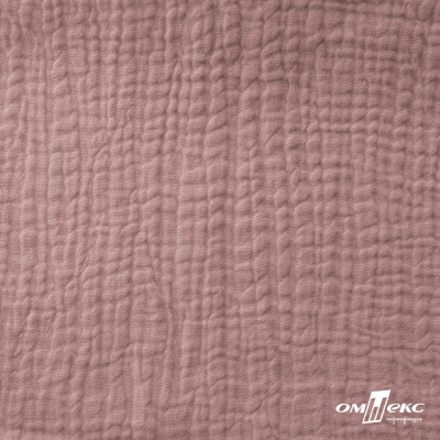 Ткань Муслин, 100% хлопок, 125 гр/м2, шир. 135 см   Цв. Пудра Розовый   - купить в Чебоксарах. Цена 388.08 руб.