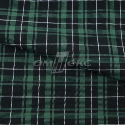 Ткань костюмная Клетка 25577, т.зеленый/зеленый./ч/бел, 230 г/м2, шир.150 см - купить в Чебоксарах. Цена 539.74 руб.