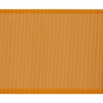 Лента капроновая "Гофре", шир. 110 мм/уп. 50 м, цвет оранжевый - купить в Чебоксарах. Цена: 26.93 руб.