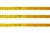Пайетки "ОмТекс" на нитях, CREAM, 6 мм С / упак.73+/-1м, цв. 92 - золото - купить в Чебоксарах. Цена: 484.77 руб.