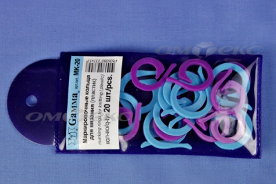 Кольцо маркировочное пластик МК-20, 20 мм для вязания (20 шт) - купить в Чебоксарах. Цена: 88.80 руб.