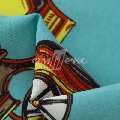 Плательная ткань "Фламенко" 16.2, 80 гр/м2, шир.150 см, принт этнический - купить в Чебоксарах. Цена 241.49 руб.