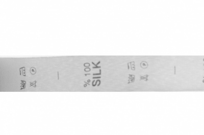 Состав и уход за тк.100% Silk (4000 шт) - купить в Чебоксарах. Цена: 257.40 руб.
