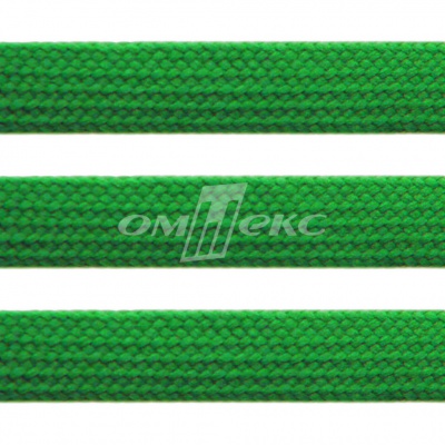 Шнур 15мм плоский (100+/-1м) №16 зеленый - купить в Чебоксарах. Цена: 10.21 руб.