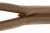 Молния потайная Т3 294, 50 см, капрон, цвет коричневый - купить в Чебоксарах. Цена: 6.90 руб.