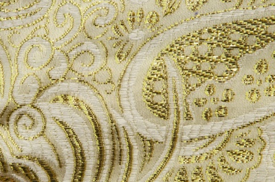 Ткань костюмная жаккард №5, 140 гр/м2, шир.150см, цвет золото - купить в Чебоксарах. Цена 383.29 руб.