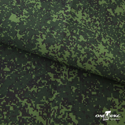 Униформ Рип Стоп 80/20 полиэфир/хлопок, 205 г/м2,  принтованный темно-зеленый, ВО, шир. 150 см - купить в Чебоксарах. Цена 191.15 руб.