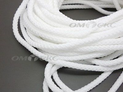 Шнур 1с35 4 мм крупное плетение 200 м белый - купить в Чебоксарах. Цена: 1.10 руб.