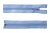 Спиральная молния Т5 351, 75 см, автомат, цвет св.голубой - купить в Чебоксарах. Цена: 16.28 руб.