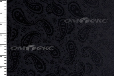 Ткань подкладочная жаккард Р14098, чёрный, 85 г/м2, шир. 150 см, 230T - купить в Чебоксарах. Цена 166.45 руб.