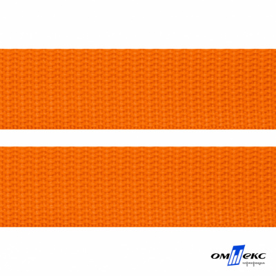 Оранжевый - цв.523 - Текстильная лента-стропа 550 гр/м2 ,100% пэ шир.50 мм (боб.50+/-1 м) - купить в Чебоксарах. Цена: 797.67 руб.
