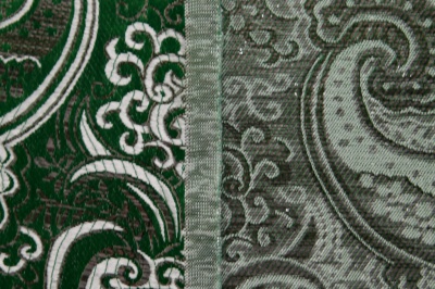 Ткань костюмная жаккард, 135 гр/м2, шир.150см, цвет зелёный№4 - купить в Чебоксарах. Цена 441.94 руб.