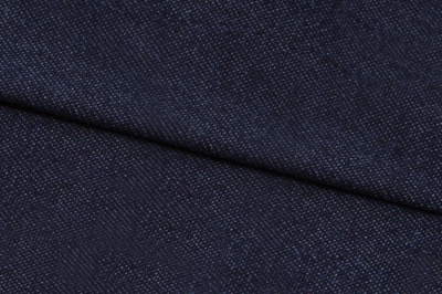 Ткань джинсовая №96, 160 гр/м2, шир.148см, цвет т.синий - купить в Чебоксарах. Цена 350.42 руб.