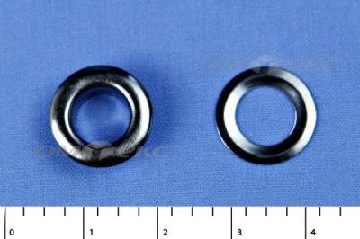 Люверсы металлические, блочка/кольцо, №5 (8 мм) упак.1000 шт- цв.никель - купить в Чебоксарах. Цена: 392 руб.