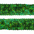 Тесьма с пайетками D4, шир. 20 мм/уп. 25+/-1 м, цвет зелёный - купить в Чебоксарах. Цена: 778.19 руб.