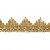 Тесьма металлизированная 0384-0240, шир. 40 мм/уп. 25+/-1 м, цвет золото - купить в Чебоксарах. Цена: 490.74 руб.