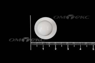 Пуговица поварская "Пукля", 10 мм, цвет белый - купить в Чебоксарах. Цена: 2.28 руб.
