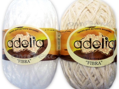 Пряжа Adelia "Fibra", полиэстер 100%, 50 гр/200 м - купить в Чебоксарах. Цена: 34.67 руб.