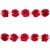 Тесьма плетеная "Рюш", упак. 9,14 м, цвет красный - купить в Чебоксарах. Цена: 46.82 руб.