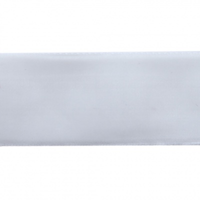 Лента бархатная нейлон, шир.25 мм, (упак. 45,7м), цв.01-белый - купить в Чебоксарах. Цена: 981.09 руб.
