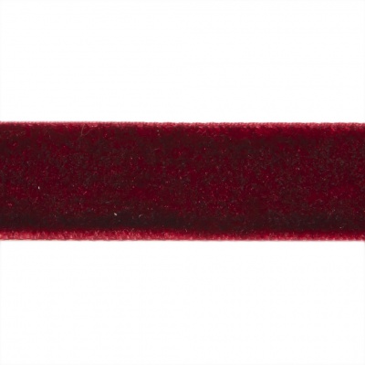 Лента бархатная нейлон, шир.12 мм, (упак. 45,7м), цв.240-бордо - купить в Чебоксарах. Цена: 392 руб.