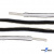 Шнурки #4-27, круглые 130 см, двухцветные (черно/белый) - купить в Чебоксарах. Цена: 47.04 руб.