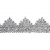 Тесьма металлизированная 0384-0240, шир. 40 мм/уп. 25+/-1 м, цвет серебро - купить в Чебоксарах. Цена: 490.74 руб.