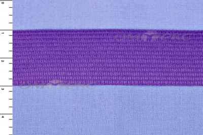 Окантовочная тесьма №0225, шир. 22 мм (в упак. 100 м), цвет фиолет - купить в Чебоксарах. Цена: 271.60 руб.