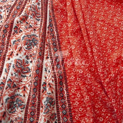 Плательная ткань "Фламенко" 24.1, 80 гр/м2, шир.150 см, принт этнический - купить в Чебоксарах. Цена 241.49 руб.