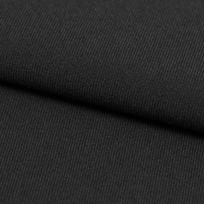 Костюмная ткань с вискозой "Рошель", 250 гр/м2, шир.150см, цвет чёрный - купить в Чебоксарах. Цена 438.12 руб.