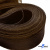 Регилиновая лента, шир.65мм, (уп.25 ярд), цв.- коричневый - купить в Чебоксарах. Цена: 499.43 руб.