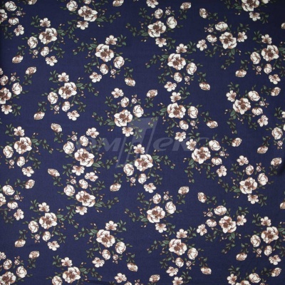 Плательная ткань "Фламенко" 3.2, 80 гр/м2, шир.150 см, принт растительный - купить в Чебоксарах. Цена 239.03 руб.