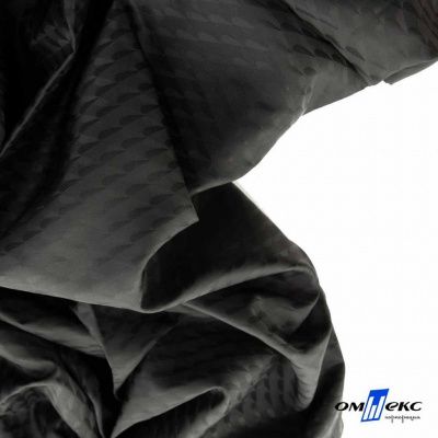Ткань подкладочная Жаккард PV2416932, 93г/м2, 145 см,черный - купить в Чебоксарах. Цена 241.46 руб.