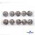 119-02 Кнопки пришивные декоративные металл 25 мм, цв.-никель - купить в Чебоксарах. Цена: 30.23 руб.