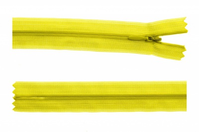 Молния потайная Т3 131, 20 см, капрон, цвет жёлтый - купить в Чебоксарах. Цена: 5.12 руб.