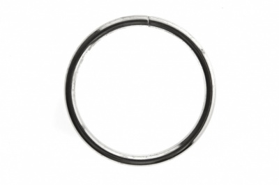 Кольцо металлическое №40 мм, цв.-никель - купить в Чебоксарах. Цена: 4.45 руб.