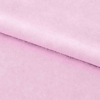 Велюр JS LIGHT 1, 220 гр/м2, шир.150 см, (3,3 м/кг), цвет бл.розовый - купить в Чебоксарах. Цена 1 055.34 руб.