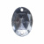 Стразы пришивные акриловые арт.#39/10 - "Кристал", 10х14 мм - купить в Чебоксарах. Цена: 0.69 руб.